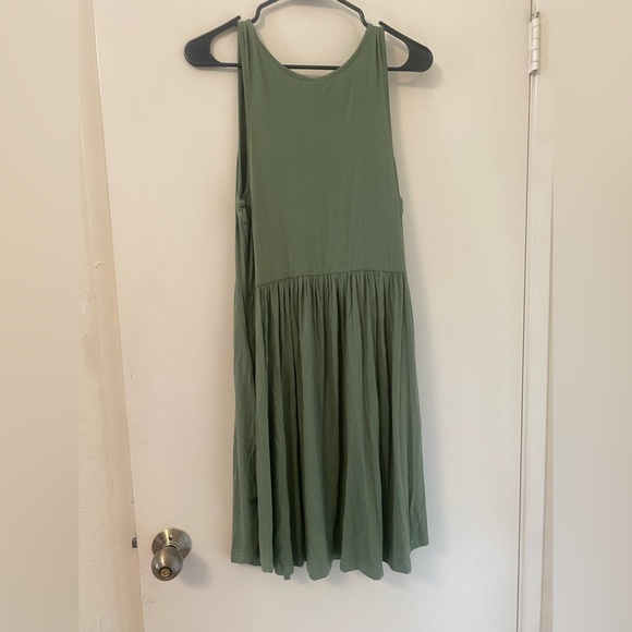 NWT Longyuan sleeveless a-line dress with pockets, size large. Pit to pit 20” - Picture 2 of 4
